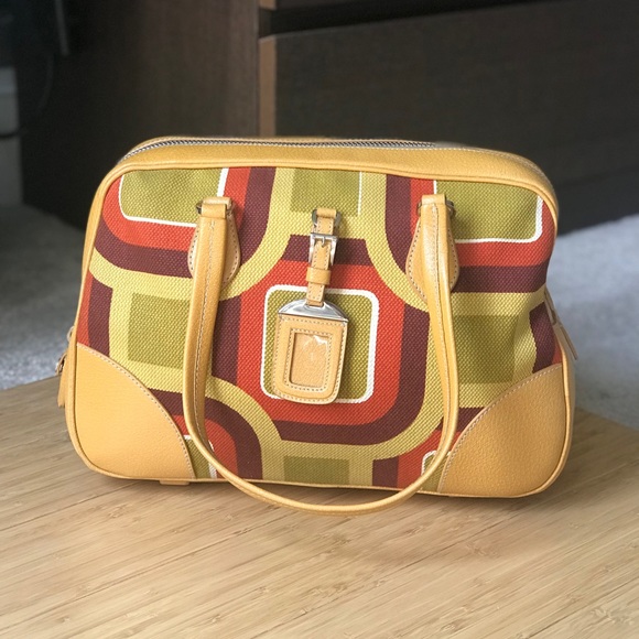 Prada Canapa Soho St. Bowler Bag - Picture 2 of 8